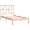 Estructura De Cama Madera Maciza De Pino 75x190 Cm Vidaxl