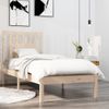 Estructura De Cama Madera Maciza 75x190 Cm Vidaxl