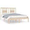 Estructura De Cama Madera Maciza 120x190 Cm Vidaxl