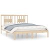 Estructura De Cama Madera Maciza De Pino 140x200 Cm Vidaxl