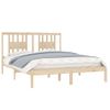 Estructura De Cama Madera Maciza De Pino 140x200 Cm Vidaxl