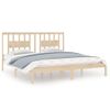 Estructura De Cama De Madera Maciza De Pino 200x200 Cm Vidaxl