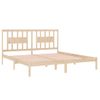 Estructura De Cama De Madera Maciza De Pino 200x200 Cm Vidaxl