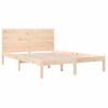 Estructura De Cama Madera Maciza De Pino 140x190 Cm Vidaxl