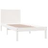 Estructura De Cama Madera Maciza De Pino Blanco 100x200 Cm Vidaxl