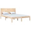 Estructura De Cama De Madera Maciza De Pino 160x200 Cm Vidaxl