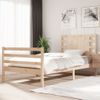 Estructura De Cama De Madera Maciza De Pino 90x200 Cm Vidaxl