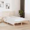 Estructura De Cama Madera Maciza De Pino 140x190 Cm Vidaxl