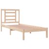 Estructura De Cama Madera Maciza De Pino 100x200 Cm Vidaxl