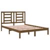 Estructura De Cama Madera Maciza De Pino Marrón Miel 140x200 Cm Vidaxl