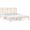 Estructura De Cama Madera Maciza 180x200 Cm Vidaxl