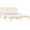 Estructura De Cama Madera Maciza 180x200 Cm Vidaxl