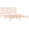 Estructura De Cama Madera Maciza 180x200 Cm Vidaxl