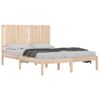 Estructura De Cama Madera Maciza De Pino 140x190 Cm Vidaxl