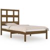 Estructura De Cama Madera Maciza Pino Marrón Miel 100x200 Cm Vidaxl