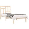 Estructura De Cama Madera Maciza 75x190 Cm Vidaxl