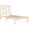 Estructura De Cama Madera Maciza 75x190 Cm Vidaxl