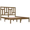 Estructura De Cama Madera Maciza De Pino Marrón Miel 120x200 Cm Vidaxl