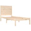 Estructura De Cama Madera Maciza 90x190 Cm Vidaxl