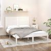 Estructura De Cama Madera Maciza Blanca King Size 150x200 Cm Vidaxl