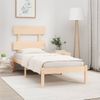 Estructura De Cama Madera Maciza De Pino 90x200 Cm Vidaxl