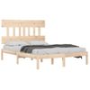 Estructura De Cama Madera Maciza De Pino 140x190 Cm Vidaxl