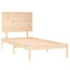 Estructura De Cama Madera Maciza 90x190 Cm Vidaxl