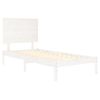 Estructura De Cama Madera Maciza De Pino Blanca 90x200 Cm Vidaxl