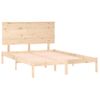 Estructura De Cama Madera Maciza De Pino 120x200 Cm Vidaxl