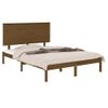 Estructura De Cama Madera Maciza De Pino Marrón Miel 120x200 Cm Vidaxl