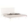 Estructura De Cama Madera Maciza Blanco Supe King 180x200 Cm Vidaxl