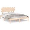 Estructura De Cama Doble Madera Maciza 140x190 Cm Vidaxl