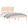 Estructura De Cama Doble Madera Maciza 140x190 Cm Vidaxl