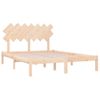 Estructura De Cama De Madera Maciza 150x200 Cm Vidaxl