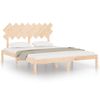 Estructura De Cama De Madera Maciza De Pino 160x200 Cm Vidaxl