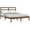 Estructura De Cama Madera Maciza De Pino Marrón Miel 140x200 Cm Vidaxl