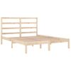 Estructura De Cama De Madera Maciza De Pino 160x200 Cm Vidaxl