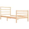 Estructura De Cama Madera Maciza De Pino 75x190 Cm Vidaxl