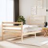 Estructura De Cama Madera Maciza De Pino 90x190 Cm Vidaxl