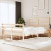 Estructura De Cama Madera Maciza De Pino 135x190 Cm Vidaxl