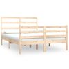 Estructura De Cama Madera Maciza De Pino 140x190 Cm Vidaxl