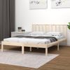 Estructura De Cama Madera Maciza De Pino 140x190 Cm Vidaxl