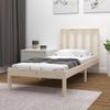 Estructura De Cama Madera Maciza De Pino 100x200 Cm Vidaxl