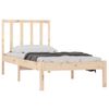 Estructura De Cama Madera Maciza De Pino 100x200 Cm Vidaxl