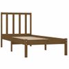 Estructura De Cama Madera Maciza Pino Marrón Miel 100x200 Cm Vidaxl