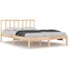 Estructura De Cama Madera Maciza De Pino 120x200 Cm Vidaxl