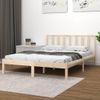 Estructura De Cama Madera Maciza De Pino 120x200 Cm Vidaxl