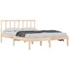 Estructura De Cama Madera Maciza De Pino 140x200 Cm Vidaxl