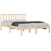 Estructura De Cama De Madera Maciza De Pino 200x200 Cm Vidaxl