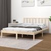 Estructura De Cama Madera Maciza De Pino 135x190 Cm Vidaxl